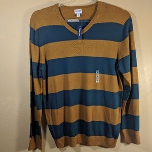 Old Navy Sweater Mens Size XL Striped Long Sleeve